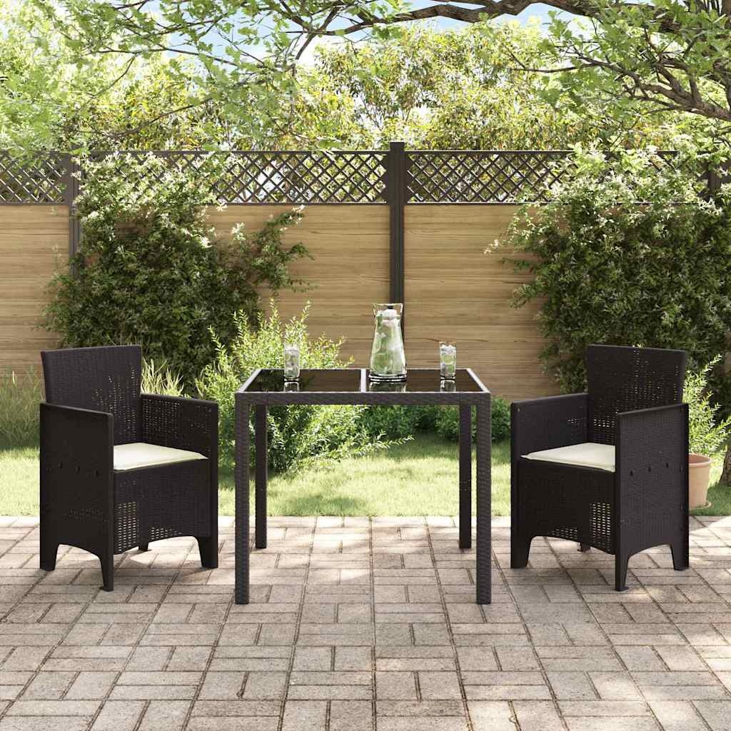 VidaXL Tuinstoel 2 pcs Bruin 53 x 49 x 85 cm PP