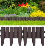 VidaXL Gazonranden 36 st 10 m PP bruin