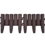 VidaXL Gazonranden 36 st 10 m PP bruin