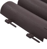 VidaXL Gazonranden 36 st 10 m PP bruin