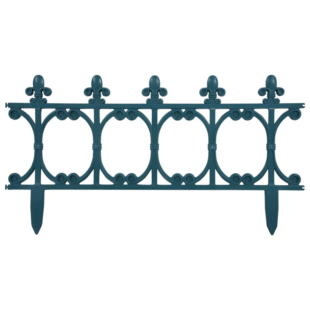 VidaXL Gazonranden 16 st 10 m PP groen