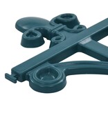 VidaXL Gazonranden 16 st 10 m PP groen