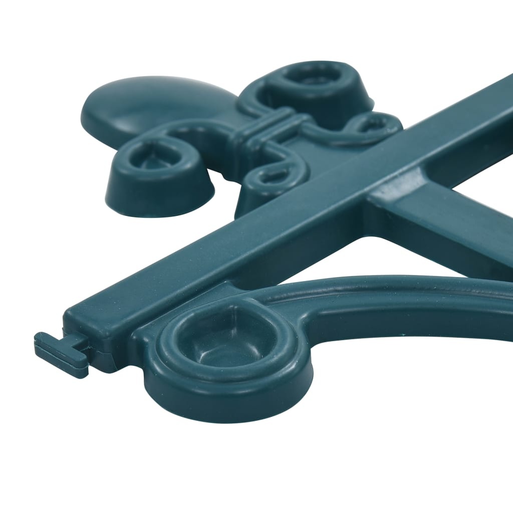 VidaXL Gazonranden 16 st 10 m PP groen