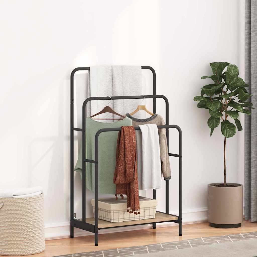 VidaXL Kledingrek Sonoma eiken 60 x 30 x 100.5 cm Bewerkt hout