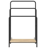 VidaXL Kledingrek Sonoma eiken 60 x 30 x 100.5 cm Bewerkt hout