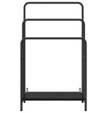 VidaXL Kledingrek Zwart eiken 60 x 30 x 100.5 cm Bewerkt hout
