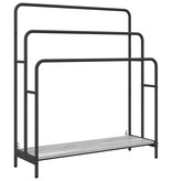 VidaXL Kledingrek Grijs sonoma 90 x 30 x 100,5 cm Bewerkt hout