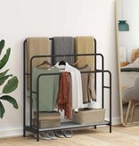 VidaXL Kledingrek Grijs sonoma 90 x 30 x 100,5 cm Bewerkt hout