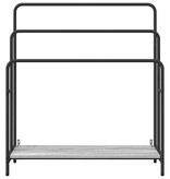 VidaXL Kledingrek Grijs sonoma 90 x 30 x 100,5 cm Bewerkt hout