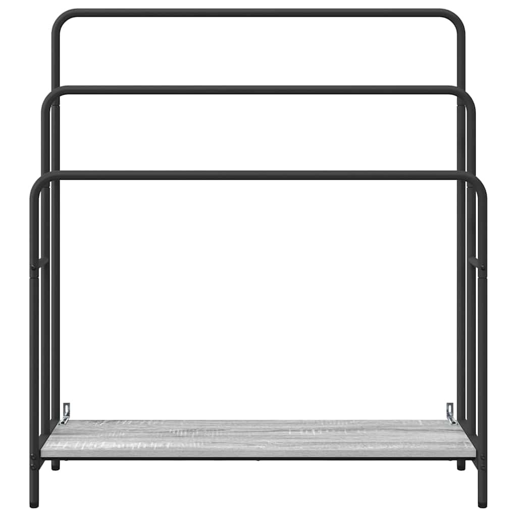 VidaXL Kledingrek Grijs sonoma 90 x 30 x 100,5 cm Bewerkt hout