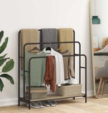 VidaXL Kledingrek Sonoma eiken 90 x 30 x 100,5 cm Bewerkt hout