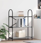 VidaXL Boekenkast Grijs sonoma 80 x 30 x 109 cm Bewerkt hout