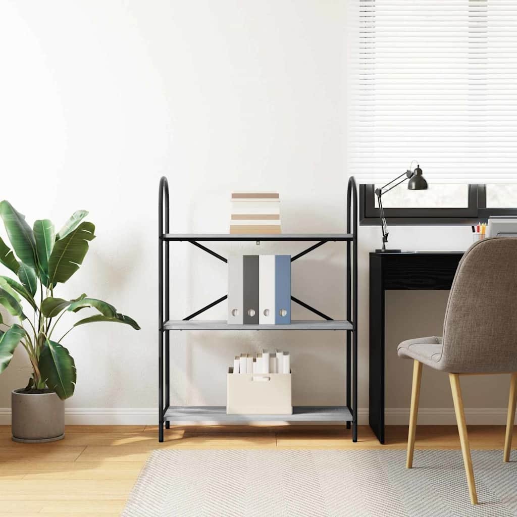 VidaXL Boekenkast Grijs sonoma 80 x 30 x 109 cm Bewerkt hout