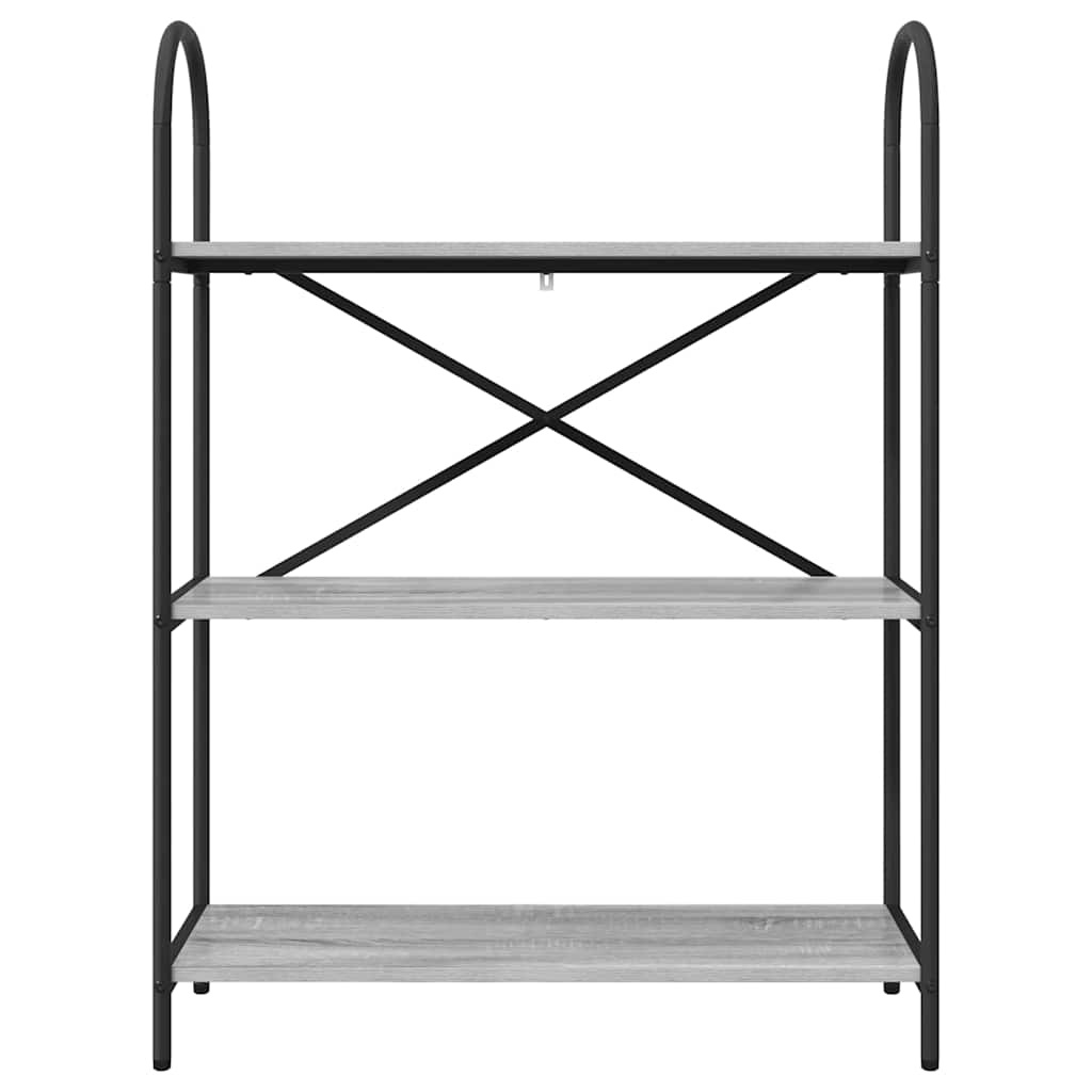 VidaXL Boekenkast Grijs sonoma 80 x 30 x 109 cm Bewerkt hout