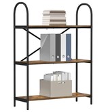 VidaXL Boekenkast Gerookt eiken 80 x 30 x 109 cm Bewerkt hout