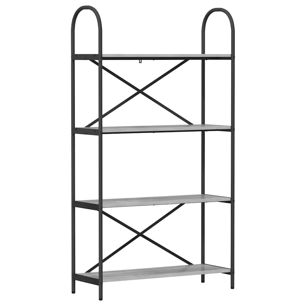 VidaXL Boekenkast Grijs sonoma 80 x 30 x 146 cm Bewerkt hout