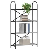 VidaXL Boekenkast Grijs sonoma 80 x 30 x 146 cm Bewerkt hout