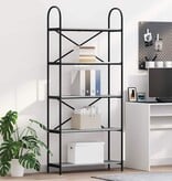 VidaXL Boekenkast Grijs sonoma 80 x 30 x 183 cm Bewerkt hout