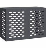 VidaXL Airconditioner hoes Antraciet 100 x 50 x 70 cm Staal