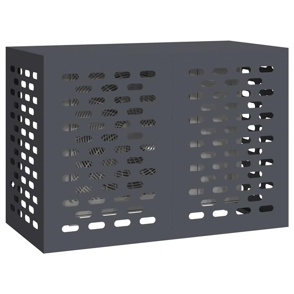VidaXL Airconditioner hoes Antraciet 100 x 50 x 70 cm Staal