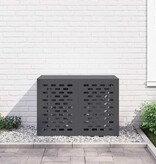 VidaXL Airconditioner hoes Antraciet 100 x 50 x 70 cm Staal