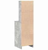 VidaXL Highboard met lade Betongrijs 40 x 41 x 135 cm Bewerkt hout
