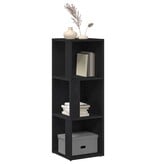 VidaXL Hoekplanken Zwart eiken 33 x 33 x 100 cm Bewerkt hout