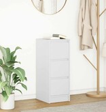 VidaXL Dressoir 29,5x34x76 cm spaanplaat wit