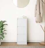 VidaXL Dressoir 29,5x34x76 cm spaanplaat wit