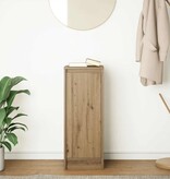 VidaXL Dressoir 29,5x34x76 cm bewerkt hout artisanaal eikenkleur
