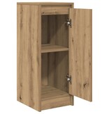 VidaXL Dressoir 29,5x34x76 cm bewerkt hout artisanaal eikenkleur
