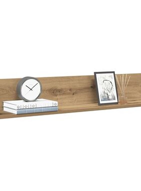 VidaXL Wandschappen 2 st 100x16,5x16,5cm bewerkt hout artisanaal eiken