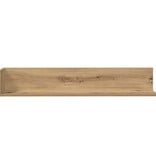 VidaXL Wandschappen 2 st 100x16,5x16,5cm bewerkt hout artisanaal eiken