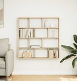 VidaXL Wandschap kubus 12 vakken bewerkt hout sonoma eikenkleurig