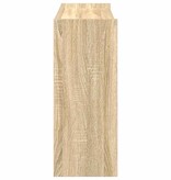 VidaXL Schoenenrek 80x25x62 cm bewerkt hout sonoma eikenkleurig