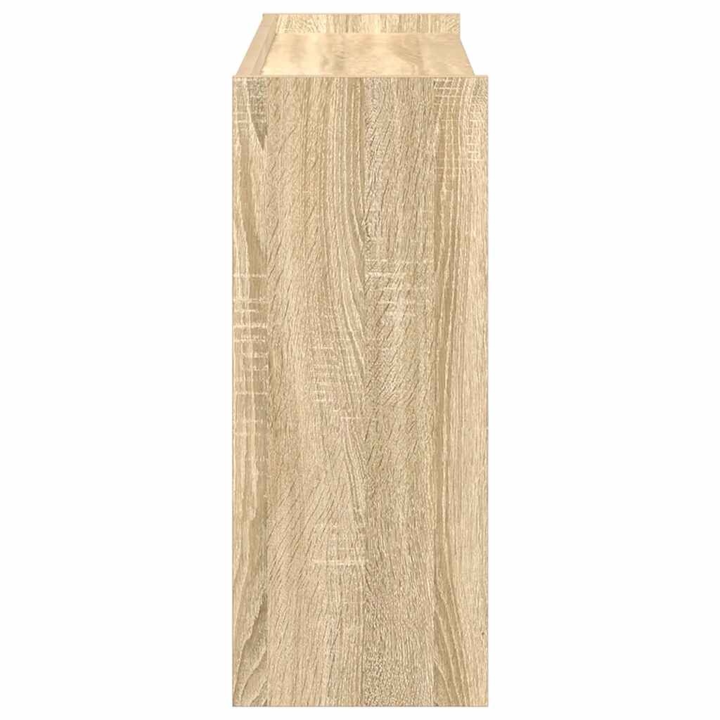 VidaXL Schoenenrek 80x25x62 cm bewerkt hout sonoma eikenkleurig