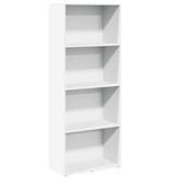 VidaXL Boekenkast 60x30x152 cm bewerkt hout wit