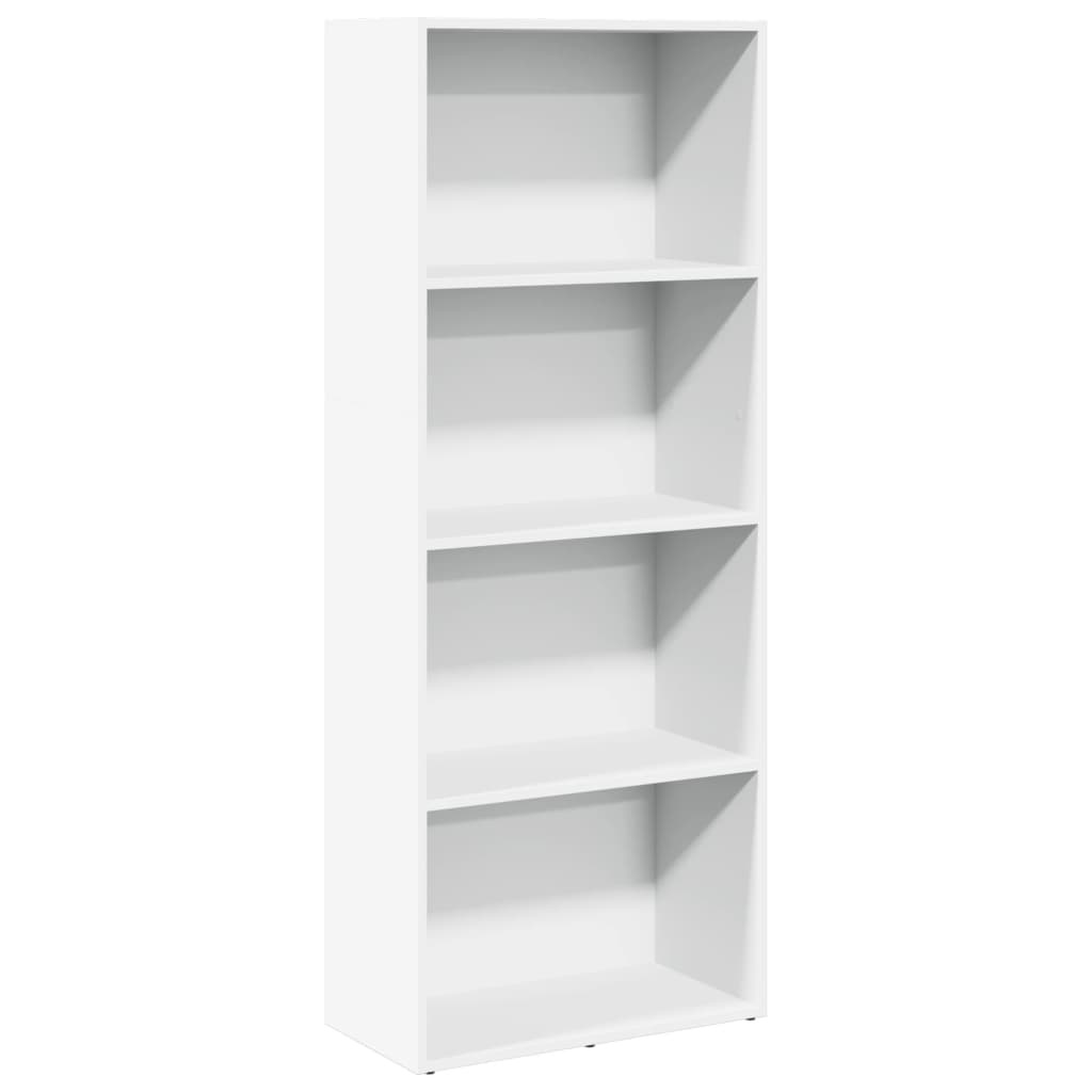 VidaXL Boekenkast 60x30x152 cm bewerkt hout wit