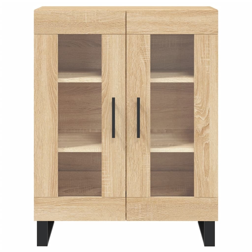 VidaXL Dressoir 69,5x34x90 cm bewerkt hout sonoma eikenkleurig