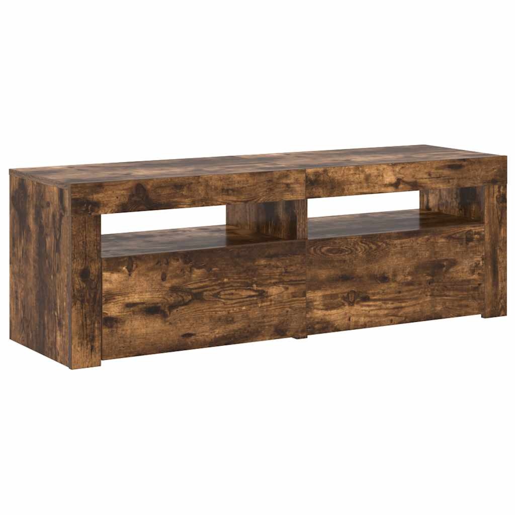 VidaXL Tv-meubel met LED-verlichting 120x35x40 cm sonoma eikenkleurig