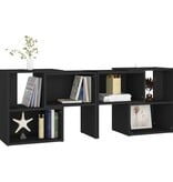 VidaXL Tv-meubel 104x30x52 cm bewerkt hout zwart