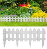 VidaXL Gazonranden 25 st 10 m PP wit