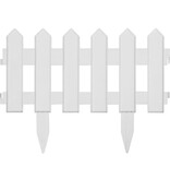 VidaXL Gazonranden 25 st 10 m PP wit