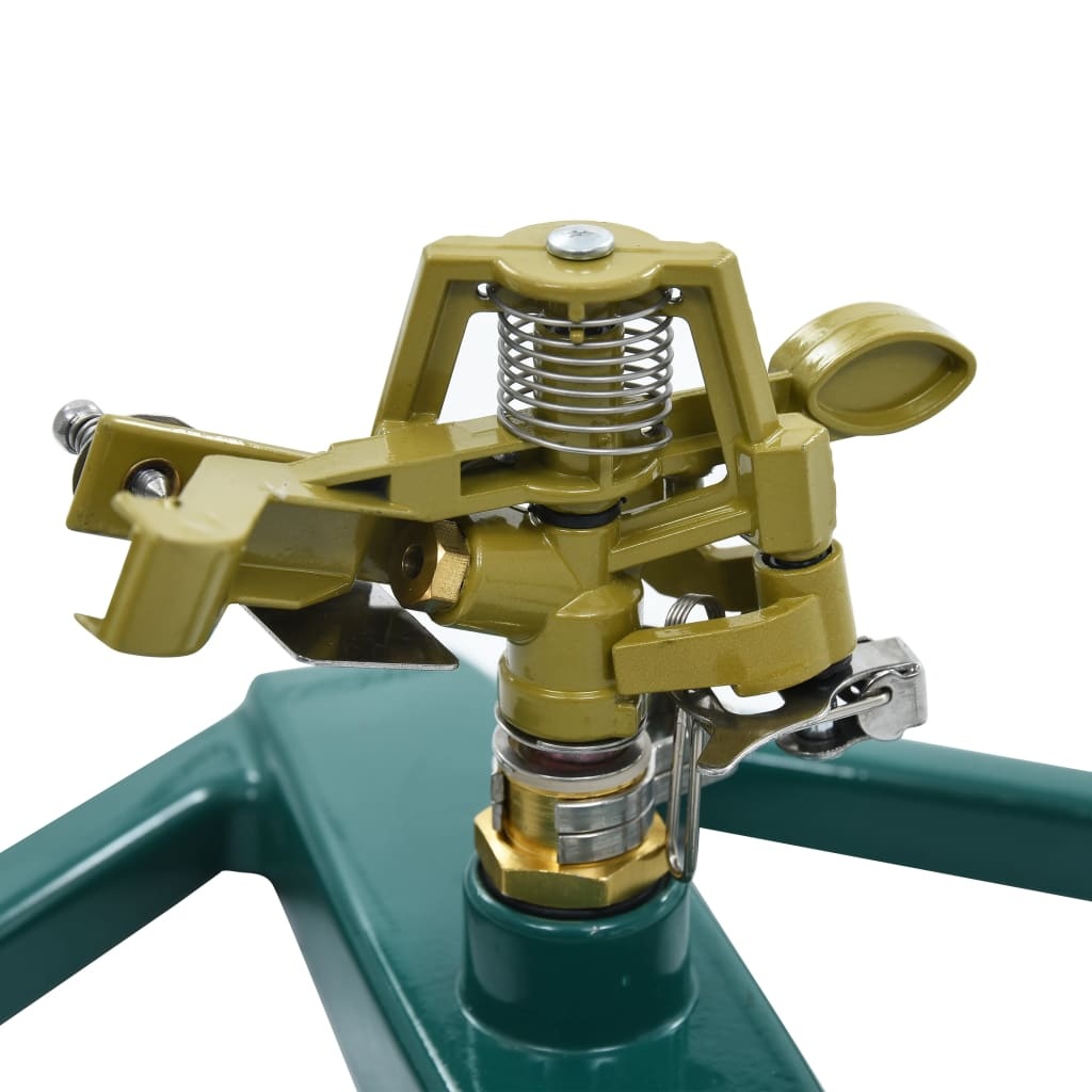 VidaXL Sproeier roterend 21x22x13 cm metaal groen