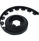 VidaXL Gazonrand flexibel met 30 pinnen 10 m 5 cm