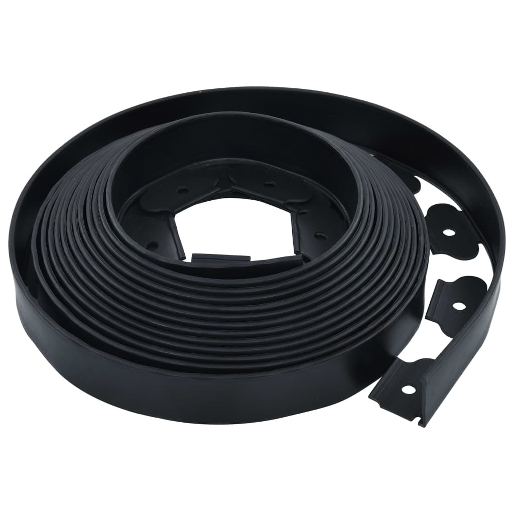 VidaXL Gazonrand flexibel met 30 pinnen 10 m 5 cm