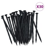 VidaXL Gazonrand flexibel met 30 pinnen 10 m 5 cm