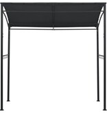 VidaXL Barbecue paviljoen 215x150x220 cm staal antraciet
