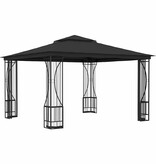 VidaXL Prieel met netten 300x300x265 cm antracietkleurig