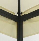 VidaXL Prieel met netten 300x400x265 cm crèmekleurig